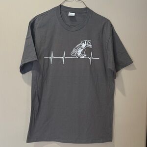Flat track motorcycle t shirt, new medium